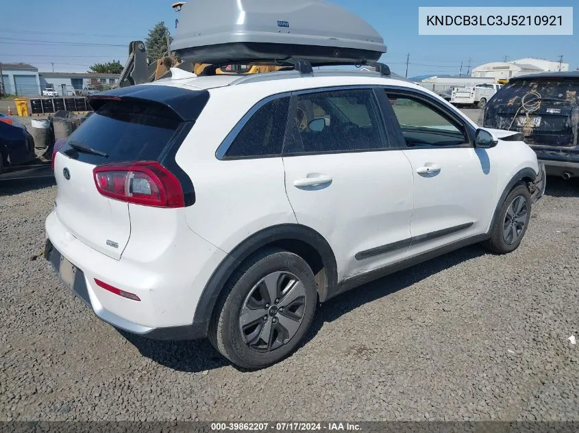 2018 Kia Niro Lx VIN: KNDCB3LC3J5210921 Lot: 39862207