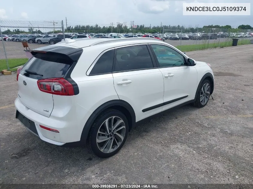 KNDCE3LC0J5109374 2018 Kia Niro Touring