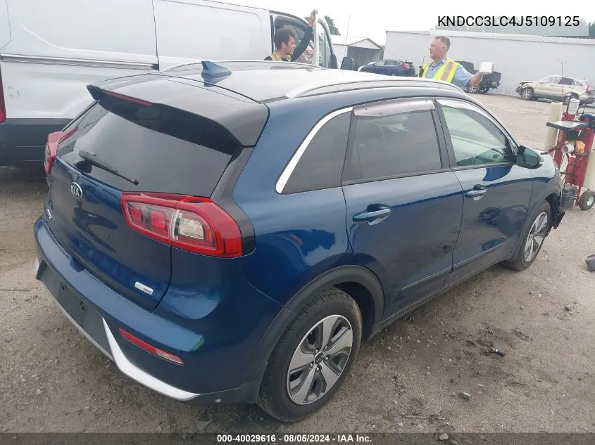 2018 Kia Niro Ex VIN: KNDCC3LC4J5109125 Lot: 40029616