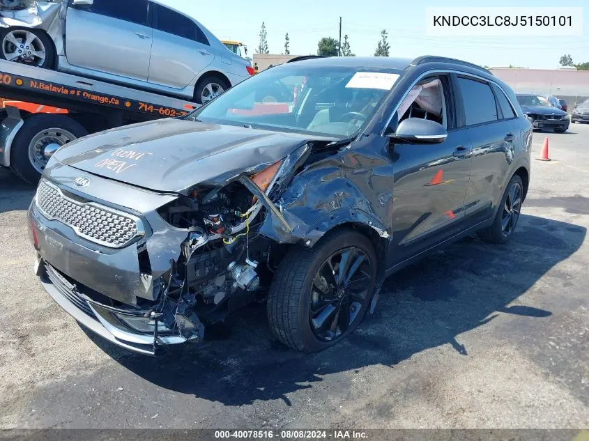 2018 Kia Niro Ex VIN: KNDCC3LC8J5150101 Lot: 40078516