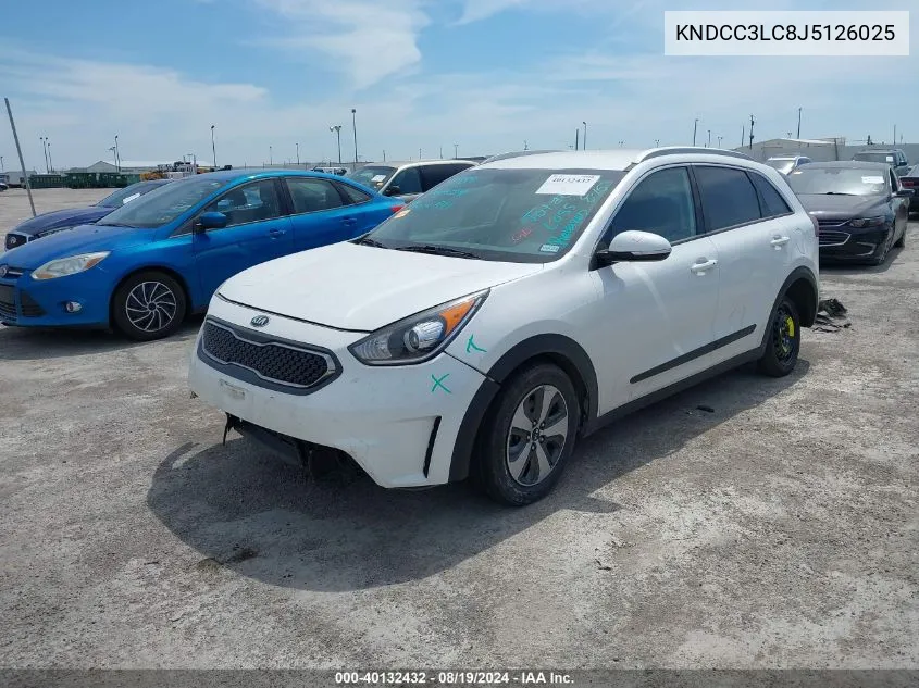 2018 Kia Niro Ex VIN: KNDCC3LC8J5126025 Lot: 40132432