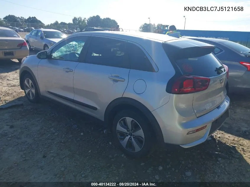 2018 Kia Niro Fe VIN: KNDCB3LC7J5121658 Lot: 40134222