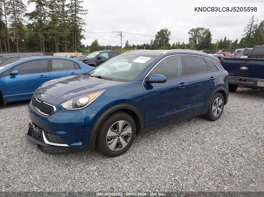 KNDCB3LC8J5205598 2018 Kia Niro Lx