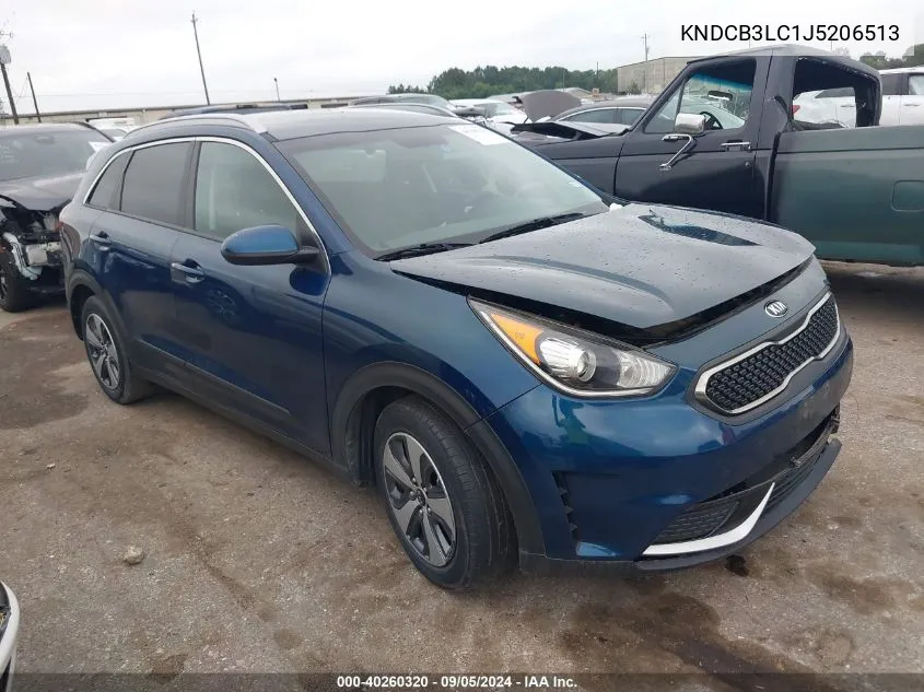 2018 Kia Niro Fe/Lx VIN: KNDCB3LC1J5206513 Lot: 40260320