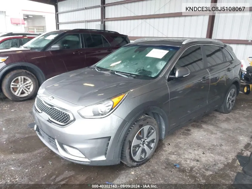 2018 Kia Niro Ex VIN: KNDCE3LC8J5108067 Lot: 40302143