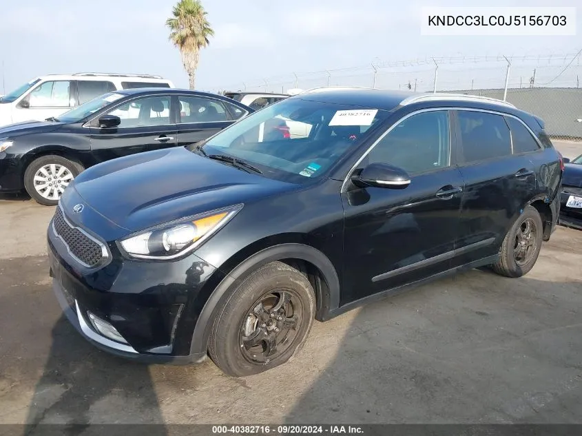 2018 Kia Niro Ex VIN: KNDCC3LC0J5156703 Lot: 40382716