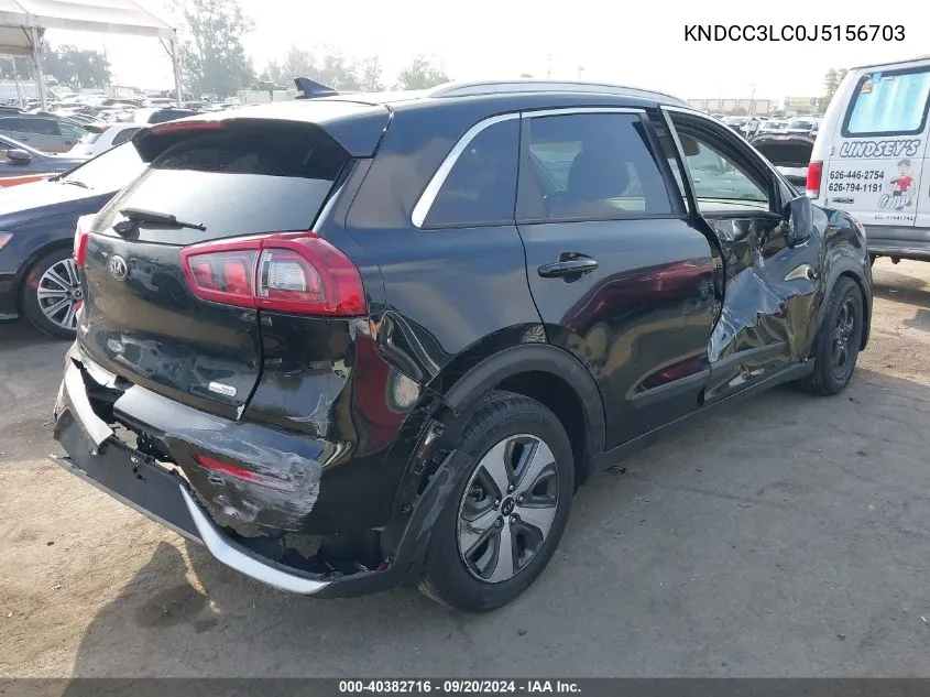 2018 Kia Niro Ex VIN: KNDCC3LC0J5156703 Lot: 40382716