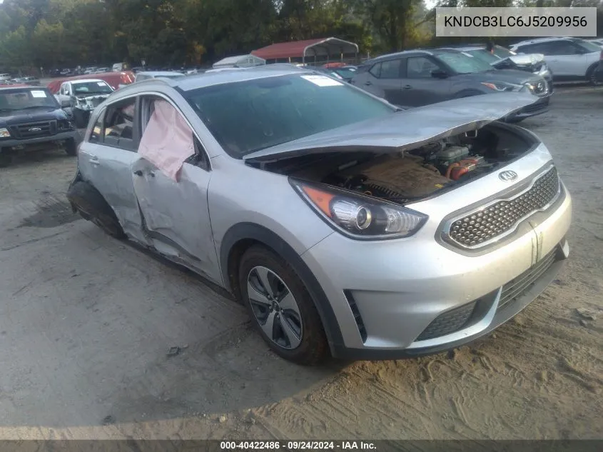 2018 Kia Niro Fe/Lx VIN: KNDCB3LC6J5209956 Lot: 40422486