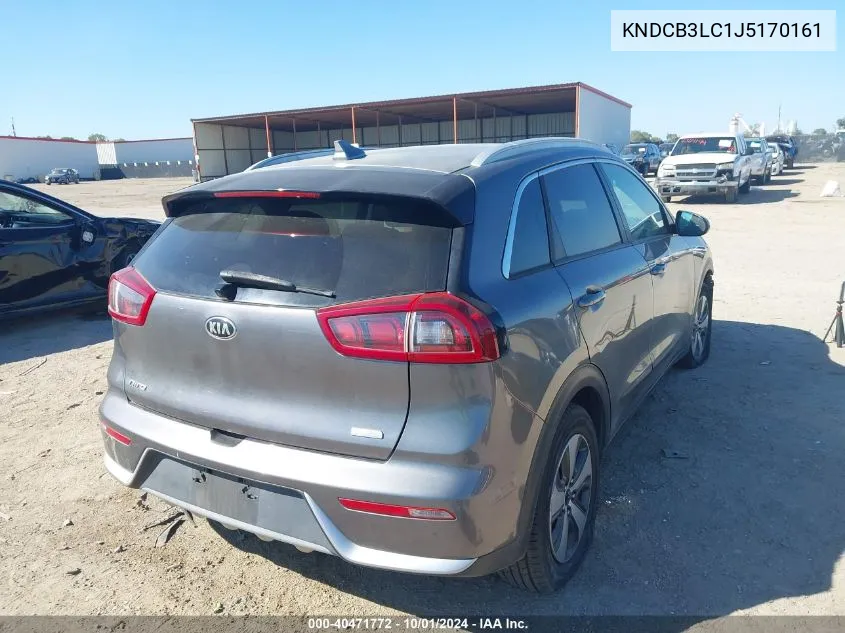 2018 Kia Niro Fe/Lx VIN: KNDCB3LC1J5170161 Lot: 40471772