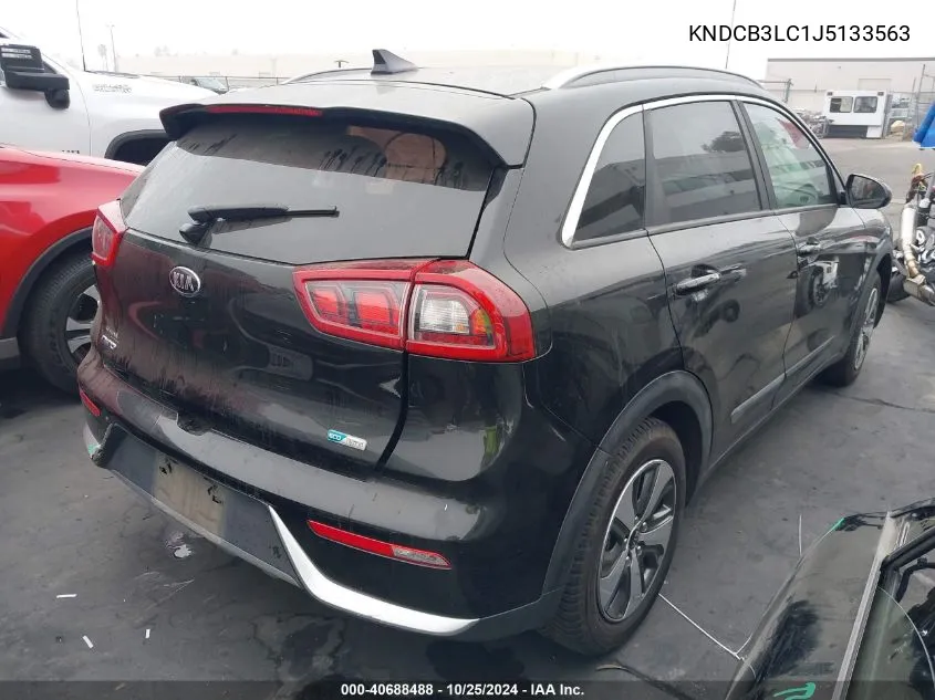 2018 Kia Niro Lx VIN: KNDCB3LC1J5133563 Lot: 40688488