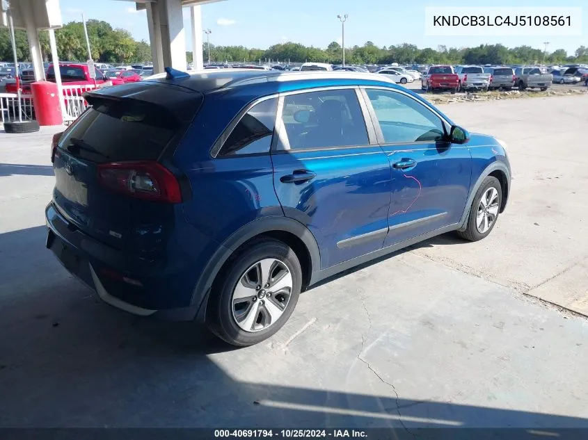 2018 Kia Niro Lx VIN: KNDCB3LC4J5108561 Lot: 40691794