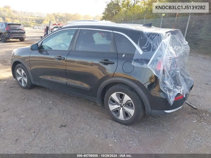 2018 Kia Niro Lx VIN: KNDCB3LC1J5139282 Lot: 40709005