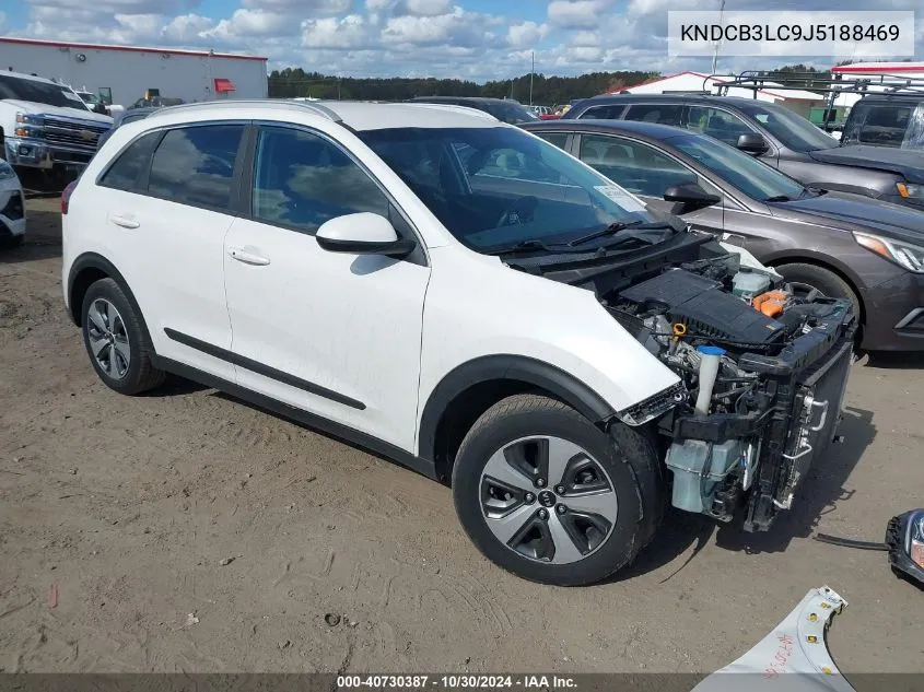 2018 Kia Niro Lx VIN: KNDCB3LC9J5188469 Lot: 40730387