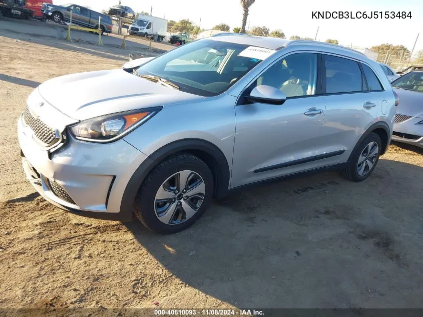 2018 Kia Niro Lx VIN: KNDCB3LC6J5153484 Lot: 40810093