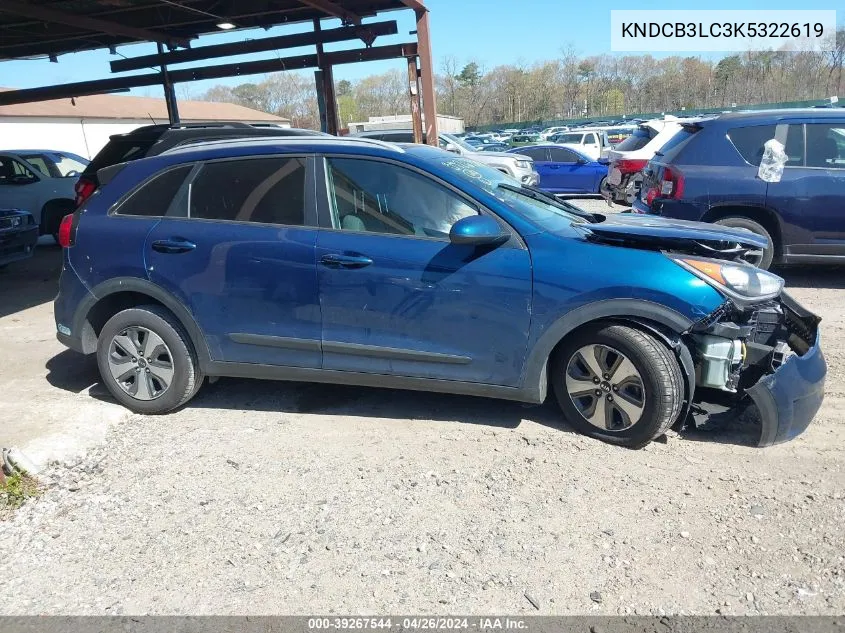 KNDCB3LC3K5322619 2019 Kia Niro Lx