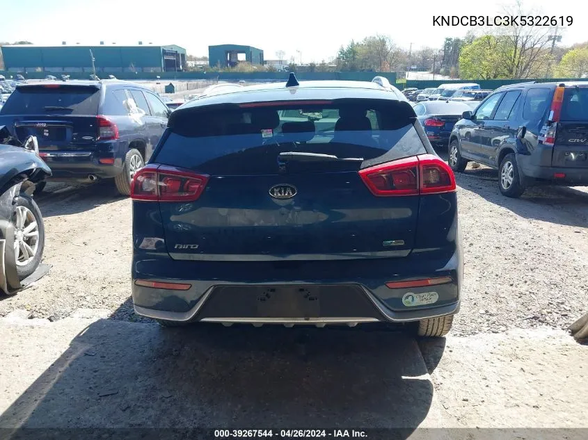 2019 Kia Niro Lx VIN: KNDCB3LC3K5322619 Lot: 39267544