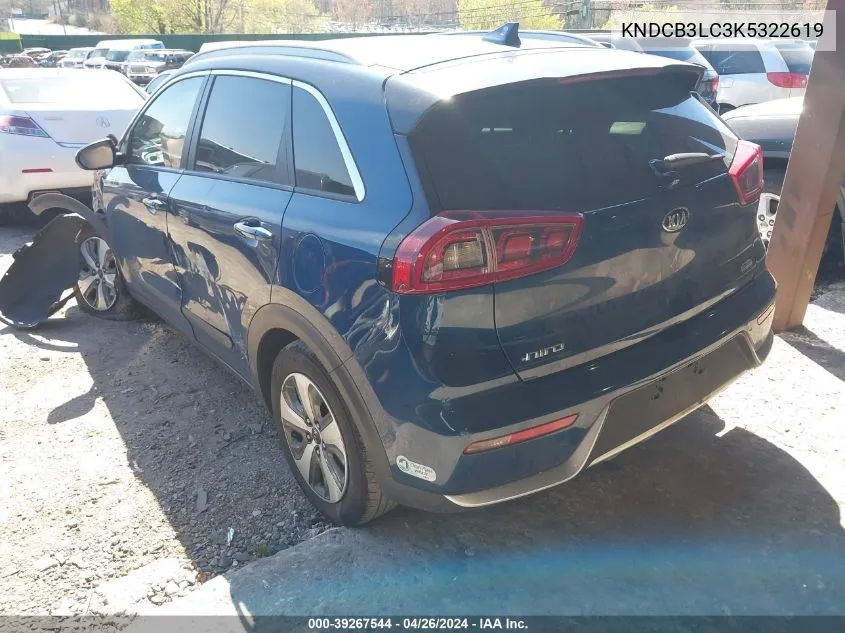 KNDCB3LC3K5322619 2019 Kia Niro Lx