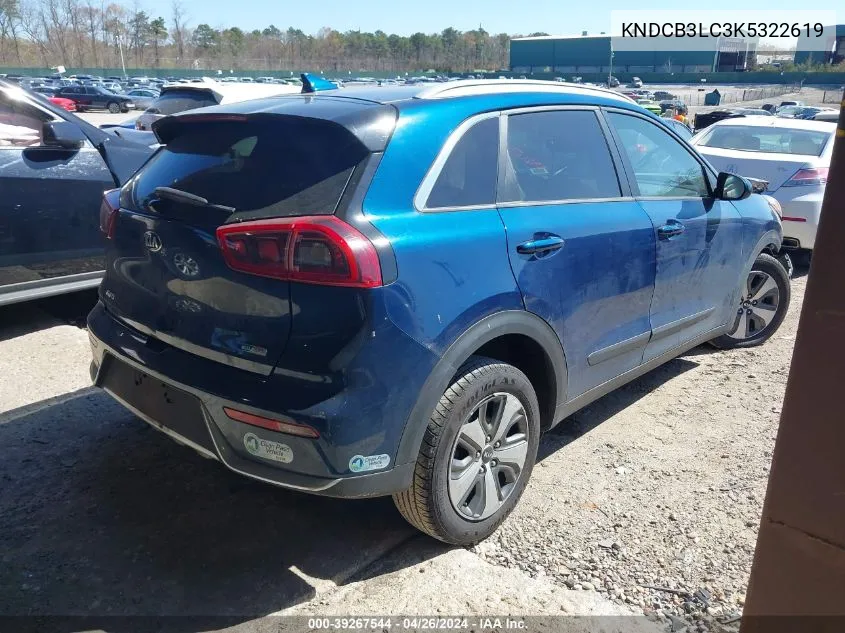 KNDCB3LC3K5322619 2019 Kia Niro Lx