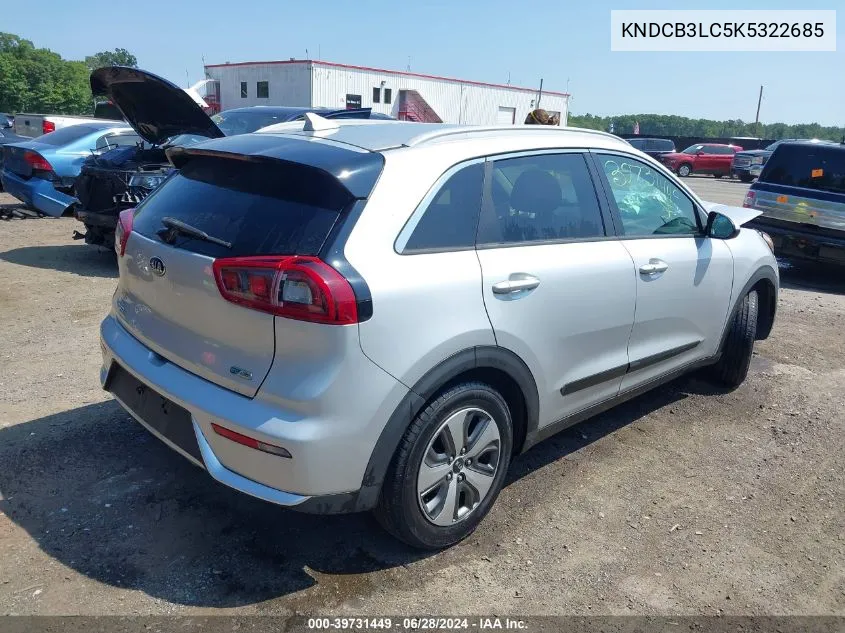 KNDCB3LC5K5322685 2019 Kia Niro Lx