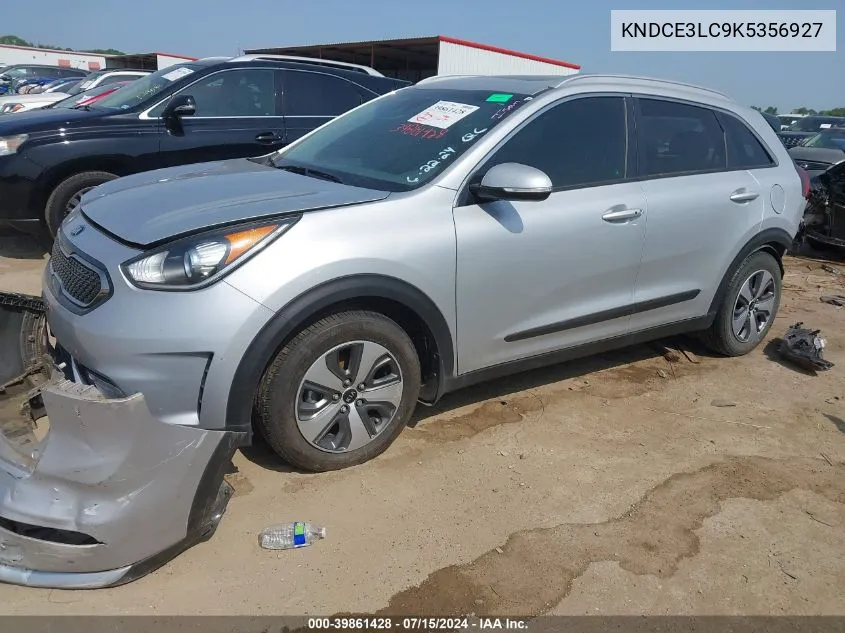 2019 Kia Niro Ex VIN: KNDCE3LC9K5356927 Lot: 39861428