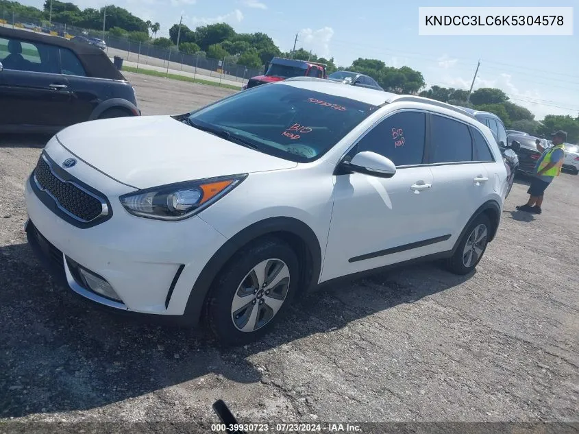 2019 Kia Niro Ex VIN: KNDCC3LC6K5304578 Lot: 39930723