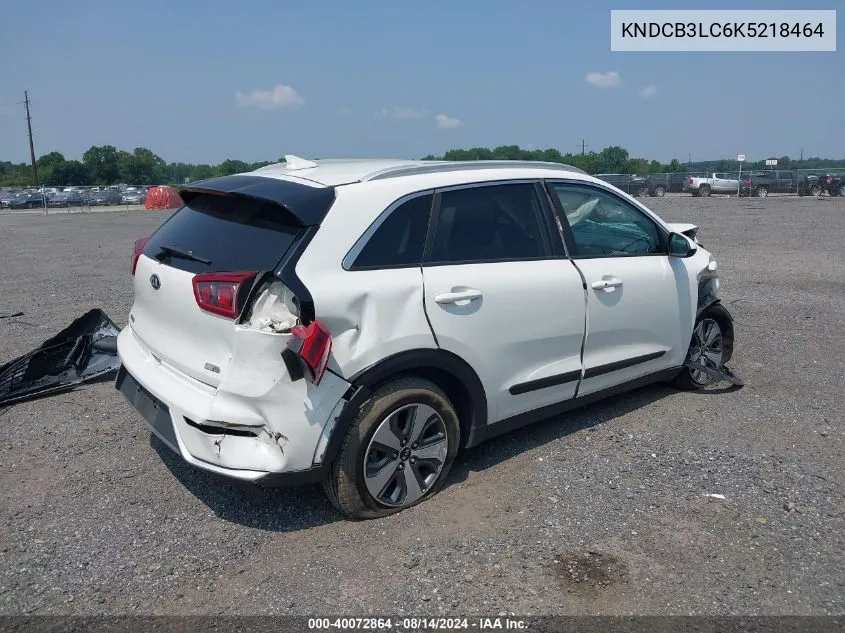 2019 Kia Niro Lx VIN: KNDCB3LC6K5218464 Lot: 40072864