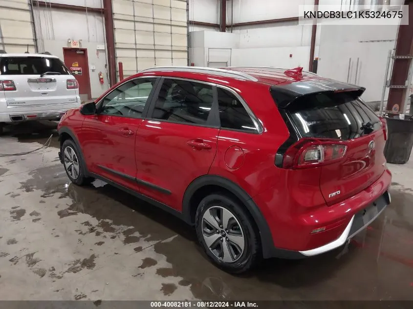 2019 Kia Niro Fe/Lx VIN: KNDCB3LC1K5324675 Lot: 40082181