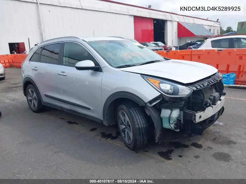 2019 Kia Niro Plug-In Hybrid Lx VIN: KNDCM3LD4K5289925 Lot: 40107617