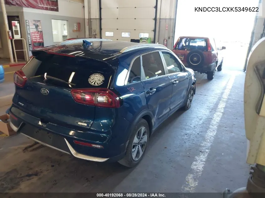 KNDCC3LCXK5349622 2019 Kia Niro Ex