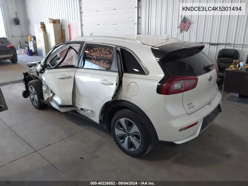 KNDCE3LC4K5301494 2019 Kia Niro Ex