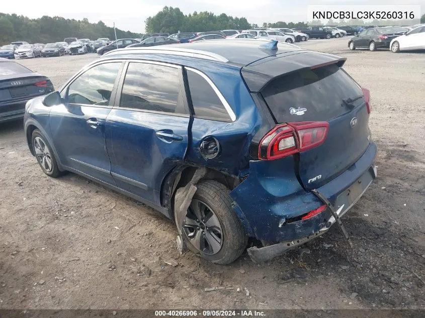 KNDCB3LC3K5260316 2019 Kia Niro Fe/Lx