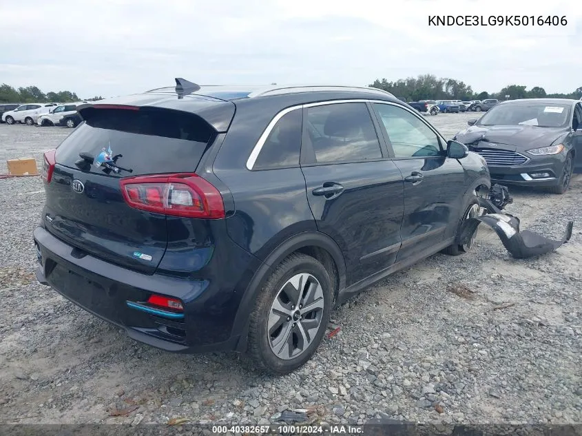 2019 Kia Niro Ev Ex Premium VIN: KNDCE3LG9K5016406 Lot: 40382657