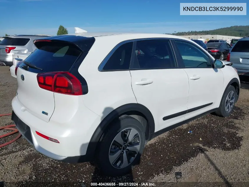 2019 Kia Niro Fe VIN: KNDCB3LC3K5299990 Lot: 40436655