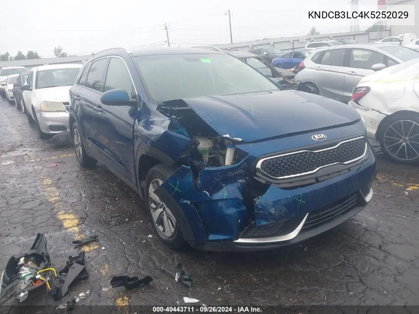 2019 Kia Niro Fe/Lx VIN: KNDCB3LC4K5252029 Lot: 40443711