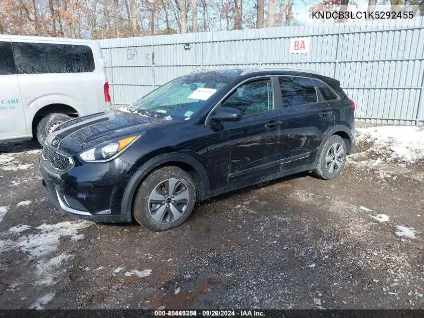 2019 Kia Niro Lx VIN: KNDCB3LC1K5292455 Lot: 40449354