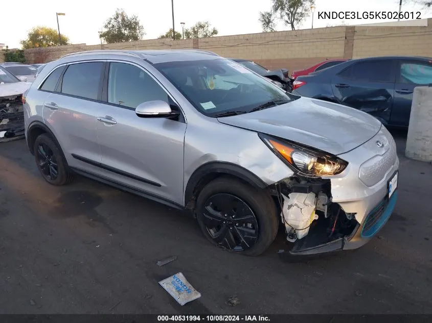 2019 Kia Niro Ev Ex Premium VIN: KNDCE3LG5K5026012 Lot: 40531994