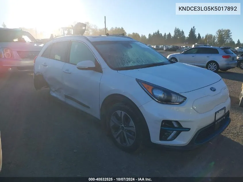 2019 Kia Niro Ev Ex Premium VIN: KNDCE3LG5K5017892 Lot: 40532525