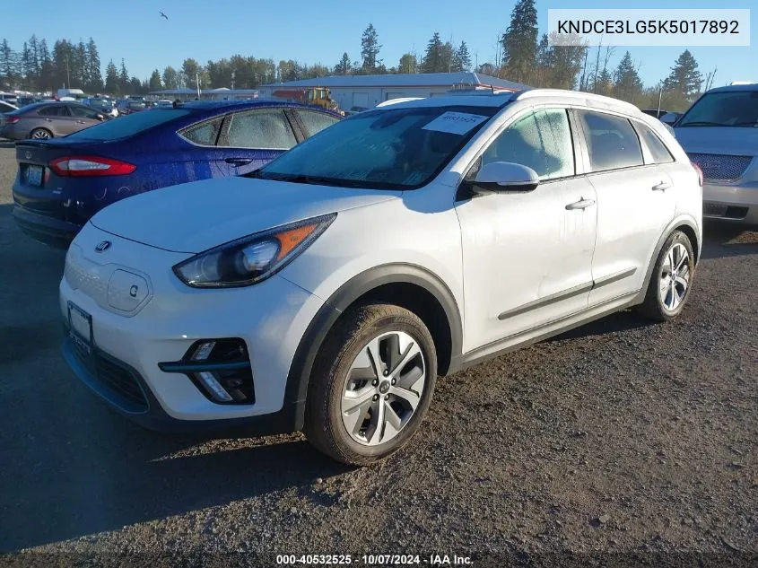 2019 Kia Niro Ev Ex Premium VIN: KNDCE3LG5K5017892 Lot: 40532525