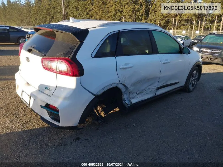 2019 Kia Niro Ev Ex Premium VIN: KNDCE3LG5K5017892 Lot: 40532525