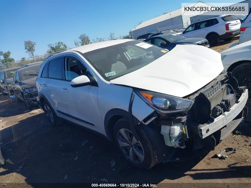 2019 Kia Niro Fe VIN: KNDCB3LCXK5356685 Lot: 40569664