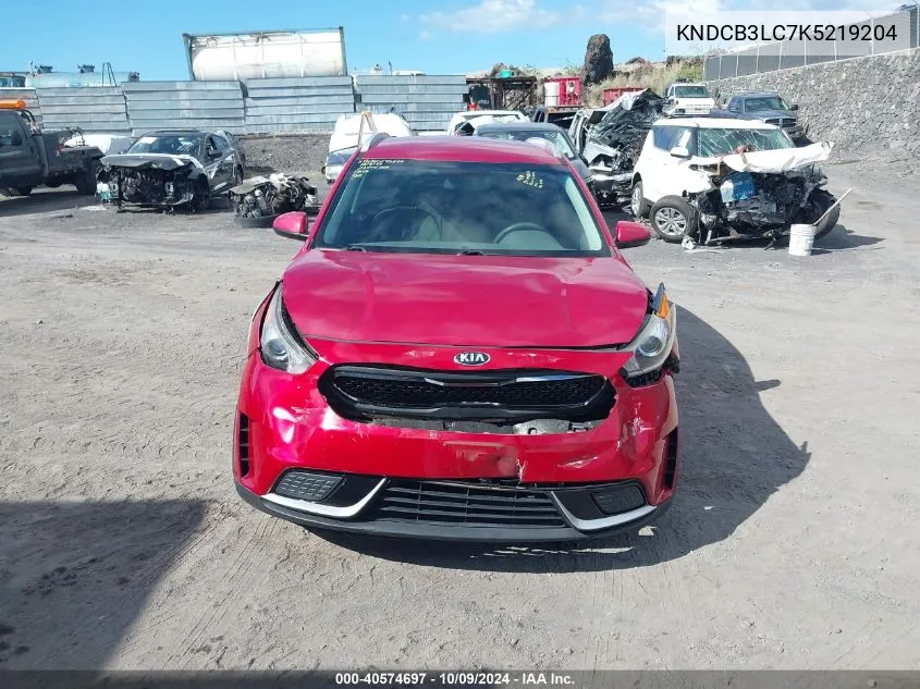 2019 Kia Niro Lx VIN: KNDCB3LC7K5219204 Lot: 40574697