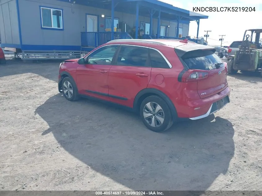 2019 Kia Niro Lx VIN: KNDCB3LC7K5219204 Lot: 40574697