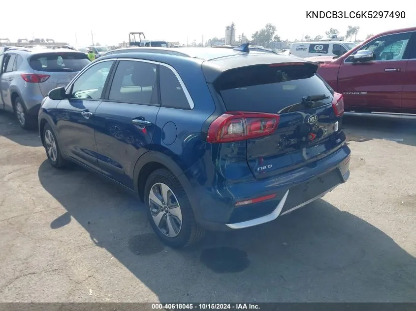 2019 Kia Niro Lx VIN: KNDCB3LC6K5297490 Lot: 40618045