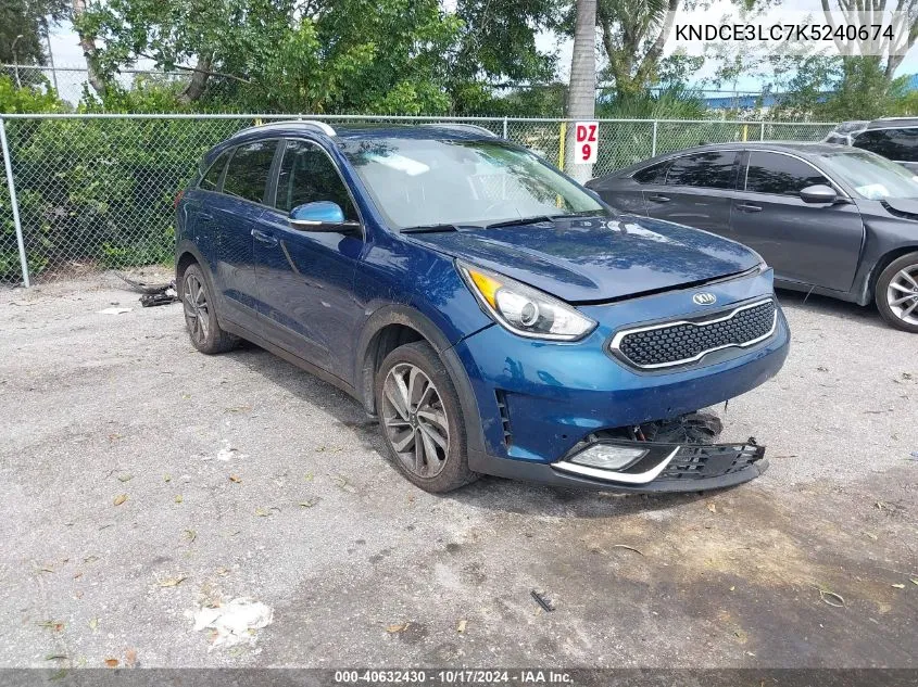 2019 Kia Niro Touring VIN: KNDCE3LC7K5240674 Lot: 40632430