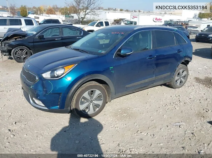 2019 Kia Niro Ex VIN: KNDCC3LCXK5353184 Lot: 40722196