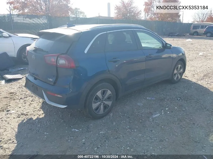 2019 Kia Niro Ex VIN: KNDCC3LCXK5353184 Lot: 40722196