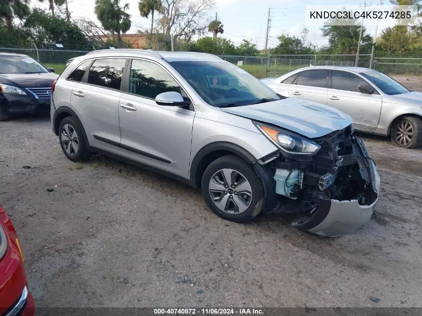 2019 Kia Niro Ex VIN: KNDCC3LC4K5274285 Lot: 40740872