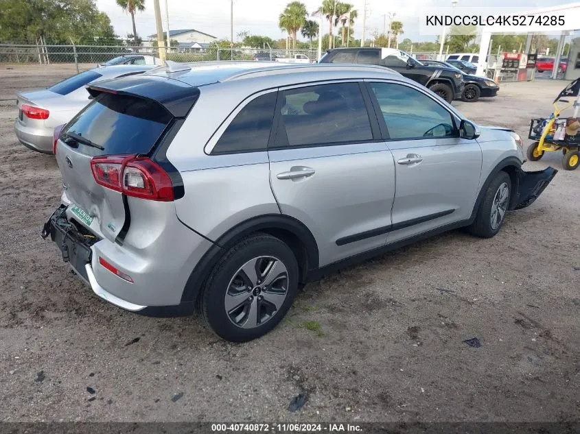 2019 Kia Niro Ex VIN: KNDCC3LC4K5274285 Lot: 40740872