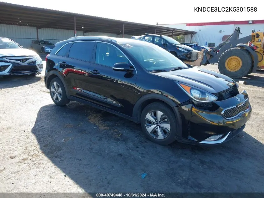 2019 Kia Niro Ex VIN: KNDCE3LC2K5301588 Lot: 40749448