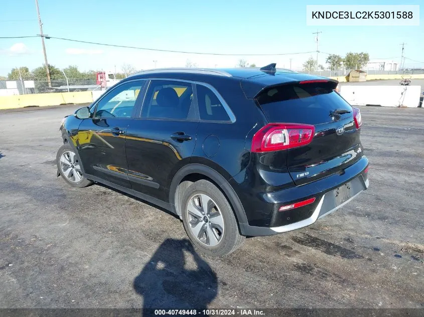 2019 Kia Niro Ex VIN: KNDCE3LC2K5301588 Lot: 40749448